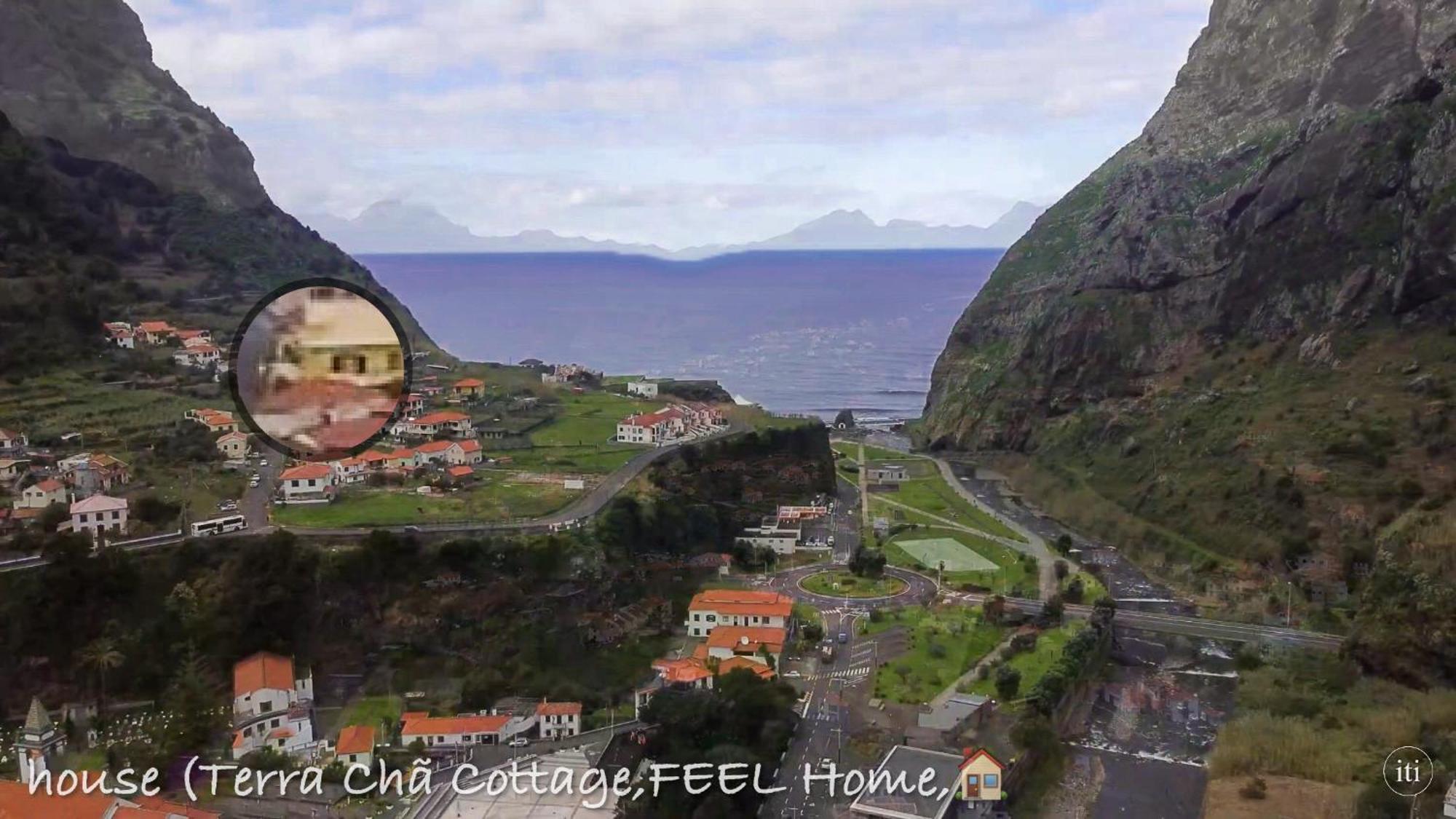 Terra Cha Cottage,Feel Home, São Vicente エクステリア 写真