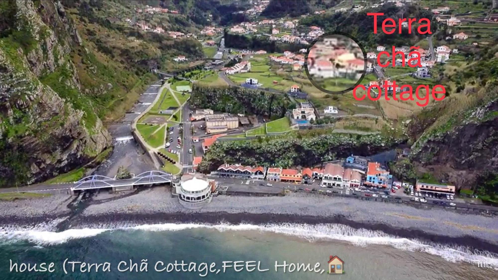 Terra Cha Cottage,Feel Home, São Vicente エクステリア 写真